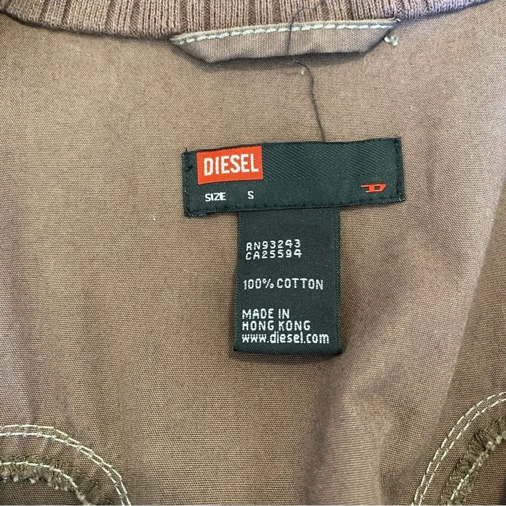 Diesel woman’s brown jacket small - Picture 3 of 7
